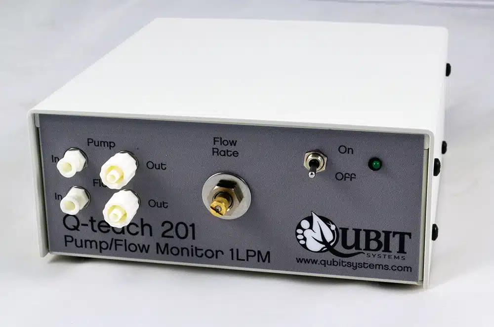 Q-teach-201-pump-flow-web gas pump and flow monitor 1LP
